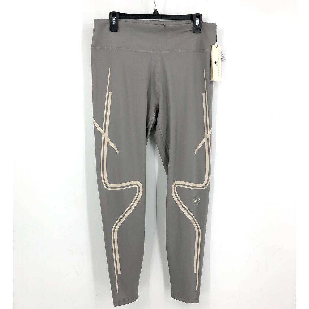 ADIDAS STELLA MCCARTNEY Womens Truepace Running Leggings XL Dove Grey NWT - Picture 5 of 11
